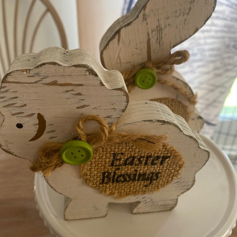 Easter sheep lamb spring wood decor